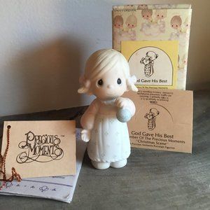 Precious Moments 1985 God Gave His Best Figurine